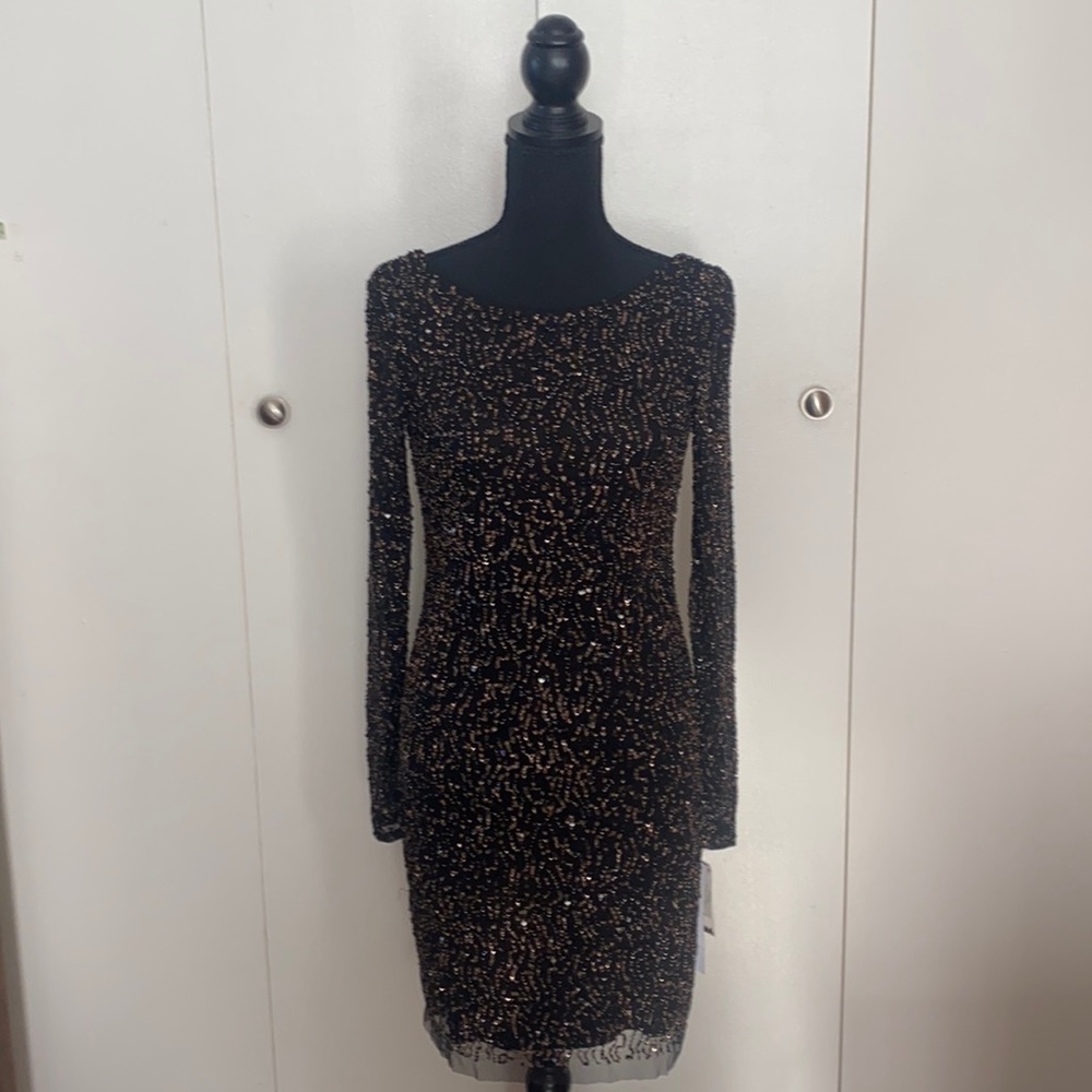 Aidan Mattox Beaded Dress Sz 4